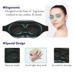 2023 Fashion Sleep Mask, Sleeping Mask for Women, 100% Blackout Eye Mask, Soft Covering Strong Light, Suitable for Travel/Yoga/Nap (Leopard Print)