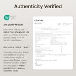 California Design Den Split King Bedsheets for Adjustable Bed, 100% Cotton Set, 500 Thread Count Sateen, Snug Fit, Includes Twin-XL Fitted Sheets, Bedding & Pillowcases (Split King, Silver Sage)