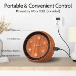 White Noise Machine Sleep Sound Machine with 32 Soothing Sounds Loud Brown Noise Machine with 36 Volume Levels 4 for Baby Kid Adults Noise Cancelling Machine Timer for Office Privacy