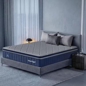 Sweetnight CoolNest 14 Inch King Size Mattress, King Mattresses with DuoSense Pillow Top & Dynamic Coil for Feels up to 8° Cooler, Medium Memory Foam Mattress Pressure Relief CertiPUR-US Certified