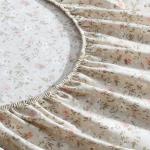 Laura Ashley - King Sheet Set, Buttery-Soft Bed Sheets with a Naturally Silky Smooth Cotton Sateen Lightweight Feel - Matching Pillowcases & Fitted Sheet (Bonnie Beige)