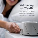 Yogasleep Dohm Classic (Gray) The Original White Noise Machine, Soothing Natural Sound from A Real Fan, Noise Cancelling for Office Privacy, Travel & Meditation, Sleep Therapy for Adults & Baby