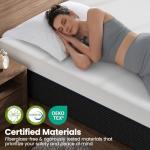 VISCOFLEX Firm King Mattress - 14 Inch Gel Memory Foam Mattress King, Extra Spinal Alignment for Back Pain Relief, Motion Isolation & Deep Sleep - Assembled in USA, Fiberglass Free, CertiPUR-US