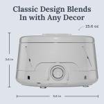 Yogasleep Dohm Classic (Gray) The Original White Noise Machine, Soothing Natural Sound from A Real Fan, Noise Cancelling for Office Privacy, Travel & Meditation, Sleep Therapy for Adults & Baby