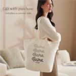 Bare Home 100% Organic Cotton Queen Duvet Cover Set - Crisp Percale Weave - Lightweight & Breathable - Cooling Duvet Cover Set (Queen, White)