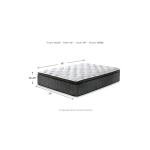 Signature Design by Ashley King Size Ultra Luxury 16 Inch Hyper Cool Euro Top Hybrid Mattress with Cooling Gel Memory Foam, Fiberglass Free, Mattress In A Box