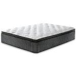 Signature Design by Ashley King Size Ultra Luxury 16 Inch Hyper Cool Euro Top Hybrid Mattress with Cooling Gel Memory Foam, Fiberglass Free, Mattress In A Box