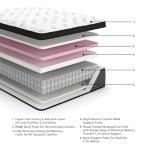 Signature Design by Ashley King Size Ultra Luxury 16 Inch Hyper Cool Euro Top Hybrid Mattress with Cooling Gel Memory Foam, Fiberglass Free, Mattress In A Box