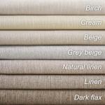 Topfinel Linen Blackout Curtains 96 Inch Long, Boho Farmhouse Ivory Birch Viral Drapes Pinch Pleated Curtains with Hooks for Living Room, Neutral 8 FT Back Tab Bedroom Curtains 52" X 96" 2 Panels