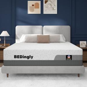 Firm King Mattress 14 Inch (Hotel Collection) Luxury Hybrid King Size Mattress In A Box, With Cool Gel Memory Foam & Pocket Springs, Extra Edge Support, Therapeutic, Removable Cover, 365-Night Trial