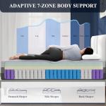 Firm King Mattress 14 Inch (Hotel Collection) Luxury Hybrid King Size Mattress In A Box, With Cool Gel Memory Foam & Pocket Springs, Extra Edge Support, Therapeutic, Removable Cover, 365-Night Trial