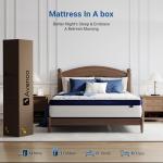 Avenco King Size Mattress, 14 Inch King Mattress with Individually Smarts Pocket Springs for Back Pain Relief, Hypoallergenic Fabric Box Spring No Need, Mattresses in a Box with Medium Plush Support