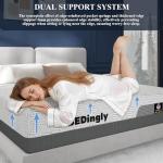 Firm King Mattress 14 Inch (Hotel Collection) Luxury Hybrid King Size Mattress In A Box, With Cool Gel Memory Foam & Pocket Springs, Extra Edge Support, Therapeutic, Removable Cover, 365-Night Trial