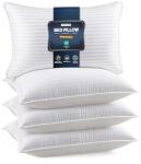 Utopia Bedding Bed Pillows Queen Size Set of 4 (White), Down Alternative Pillows for Sleeping, Cooling Hotel Quality Pillow Set for Back, Stomach or Side Sleepers