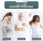 Utopia Bedding Bed Pillows Queen Size Set of 4 (White), Down Alternative Pillows for Sleeping, Cooling Hotel Quality Pillow Set for Back, Stomach or Side Sleepers