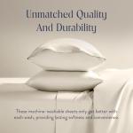 Brooklinen Luxury Sateen 4 Piece Sheet Set - 100% Cotton Bed Sheets, Soft & Durable California King Size Sheets Set in Cream, Oeko-TEX Certified Bedding Set,1 Fitted Sheet,1 Flat Sheet,2 Pillowcases