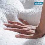 sleptight RV King Mattress, 12 Inches Pillow Top Hybrid Camper Mattress in a Bag, Memory Foam Pocket Spring for RV Bed, Pop Up and Trailer