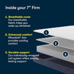 Serta Five Star Mattress Tranquility 7-Inch Firm – Cal King– Supportive Coils, Breathable Foam – Bed-in-a-Box– 100 Night Trial, 10-Year Limited Warranty