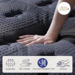 King Size Mattress (High-End Upgraded) Hotel-Level Luxury 16 Inch Hybrid King Mattress In A Box, Cooling-Gel Memory Foam & Pocket Springs, Back Pain, Extra Edge Support, 365-Night Trial, Medium Firm