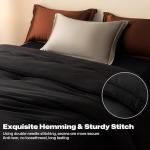 Cozynight Soft Comforter Oversized Super King Duvet Insert,Lightweight Down Alternative Comforter with Corner Tabs,Fluffy Breathable Machine Washable Reversible,132"x120"