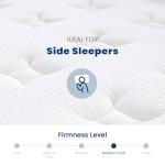 Coolvie Queen Mattresses 14 Inch, Soft Gel Memory Foam Mattress in a Box with Euro Top Medium Plush Feel, Supportive Independent Pocket Springs for Pressure Relief & Motion Isolation- 100 Night Trial