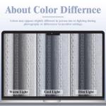 XOGUIBO Blue Boho Blackout Curtains 2 Panels 84 Inch for Living Room Bedroom, Linen Texture Farmhouse Curtains with Tassels and White Cotton Embroidery Vintage Rustic Country Western