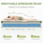 BedStory Medium Firm King Mattress 14 Inch Cooling Gel Hybrid Bed for Side Sleepers & Couples, Extra Lumbar & Shoulder Support CertiPUR-US with 960+ Pocket Springs, Pain Relief Fiberglass-Free