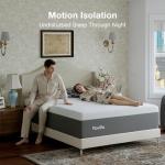 Novilla Bliss Green Tea King Size Mattress, 14 Inch Gel Memory Foam Mattress King in a Box for Cooling Comfort with Nylon Cover, Pressure Relief & Spine Alignment with CertiPUR-US Certified Foams