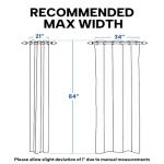 Feelyou Bow Room Darkening Blackout Curtain Boys Girls (2 Panels, 42 x 84 Inch) Pink Girls Bow Curtains for Bedroom Living Room Cute Bowknot Blackout Curtains Kawaii Window Treatments