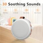 Portable Sound Machine Baby White Noise Machine Travel Noise Machine with 30 Soothing Sounds for Newborn Kids Adults Battery Sleep Brown Noise Masker 4 Timers Memory Function for Travel Home Office
