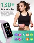 Fitness Tracker with Step Counter/Calories, Activity Health Tracker with Blood Pressure Heart Rate Monitor, Sleep Tracker, 137+ Sport Modes, Pedometer SmartWatch, Gift for Women Men LightPurple