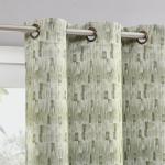 Sun Zero Vernon 2-Pack Monochrome Brushstrokes Magnetic Closure 100% Total Blackout Grommet Curtain Panel Pair, Olive Green, 40" W x 84" L (2 Panels)