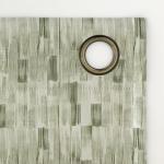 Sun Zero Vernon 2-Pack Monochrome Brushstrokes Magnetic Closure 100% Total Blackout Grommet Curtain Panel Pair, Olive Green, 40" W x 84" L (2 Panels)