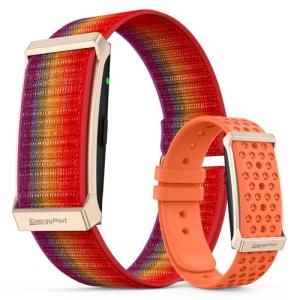 EnergyPort Fitness Tracker,Wearable Health Smart Bracelet Band with Blood Oxygen 170+ Sport Mode 60-Day Battery,Lifetime Membership,Activity Tracking Heart Rate Sleep Monitor for Android iOS,2 Bands