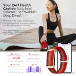 EnergyPort Fitness Tracker,Wearable Health Smart Bracelet Band with Blood Oxygen 170+ Sport Mode 60-Day Battery,Lifetime Membership,Activity Tracking Heart Rate Sleep Monitor for Android iOS,2 Bands