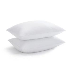 Acanva Bed Pillows for Sleeping, Cooling Hotel Quality with Premium Soft 3D Down Alternative Fill for Back, Stomach or Side Sleepers, Queen (Pack of 2), White