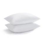 Acanva Bed Pillows for Sleeping, Cooling Hotel Quality with Premium Soft 3D Down Alternative Fill for Back, Stomach or Side Sleepers, Queen (Pack of 2), White