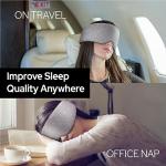 Cotton Sleep Eye Mask for Men Women, 100% Blocking Light Sleeping Mask for Side Sleeper, Soft Zero Pressure Cooling Blackout Eye Masks for Sleep, Eye Covers for Sleeping fits All Heads Adjustable