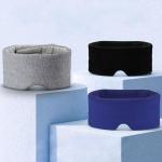 Cotton Sleep Eye Mask for Men Women, 100% Blocking Light Sleeping Mask for Side Sleeper, Soft Zero Pressure Cooling Blackout Eye Masks for Sleep, Eye Covers for Sleeping fits All Heads Adjustable