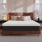 SLEEP100 Queen 14-Inch Gel Memory Foam Mattress– Medium Firm Cooling Mattress in a Box for Side Sleepers & Hot Sleepers – Targeted Pressure Relief – Fiberglass Free, CertiPUR-US, 365-Night Trial