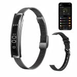 ZBNMY Health Smart Bracelet,Fitness Tracker with Heart Rate, Sleep Monitoring, Blood Oxygen, Step Counting for iOS and Android, No Subscription Fee, Waterproof(Black)