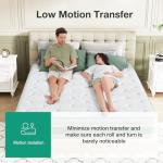 Novilla Queen Mattress 14 Inch, Hybrid Mattress Queen for Motion Isolation, Gel Memory Foam with Pressure Relief for Cool Night Sleep, Medium Firm Mattresses with Pillow Top, Certipur-Us Certified