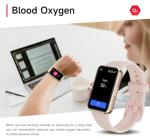 USMECBL Fitness Trackers,Blood Oxygen Heart Rate Sleep Monitor,1.47‘’ OLED Display,Smart Band 24/7 Health Monitoring,Calorie Pedometer Steps Counter Activity watchs/Notifications(Black)