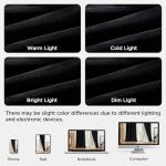 Joydeco Black 100% Blackout Curtains 108 Inch 2 Panels, Luxury Thermal Insulated Black Velvet Curtains for Bedroom Living Room, Soundproof Blackout Window Drapes, Grommet Top (52W x 108L)