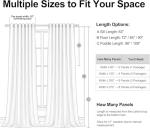 102 Inch Long Charcoal Gray Blackout Curtains for Bedroom 2 Panels Set Modern Natural Linen Back Tab Pleated Floor to Ceiling Thermal Drapes Hooks Rings 102 In Window Drapes 100% Black Out Linen