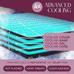 SlumberCool 3Z 12" Cal King Mattress - Firm - Contouring Memory Foam for Cool Night Sleep - Pressure Relieving Lumbar Support - 100 Night Trial