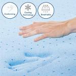 Cool Gel Chill 14 Inch Medium Firm Memory Foam Mattress King Size, with 2 Bonus Cool Gel Memory Foam Bed Pillows, 14" with Pressure Relief, CertiPUR-US Certified, Cooling King Mattress in a Box