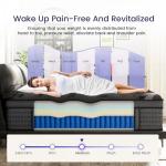 California King Size Mattress (High-End Upgraded) Hotel-Level Luxury 14 Inch Hybrid Cal King Mattress In A Box, Cooling-Gel Memory Foam & Pocket Springs, Extra Edge Support,365-Night Trial,Medium Firm