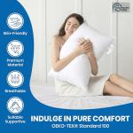 TUBLA Luxury Hotel Bed Pillows 2 Pack – Down Alternative Pillows, Soft & Supportive, Hypoallergenic, King & Queen Size (King (U.S. Standard))