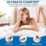 TUBLA Luxury Hotel Bed Pillows 2 Pack – Down Alternative Pillows, Soft & Supportive, Hypoallergenic, King & Queen Size (King (U.S. Standard))